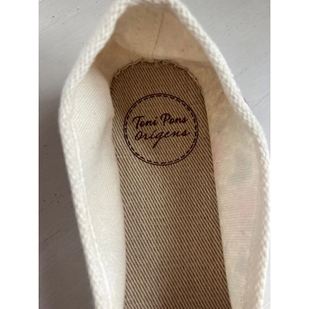 NWOT Toni Pons Fonda Floral Sequin Slip-On Espadrille Shoes Size EU 41 US 10